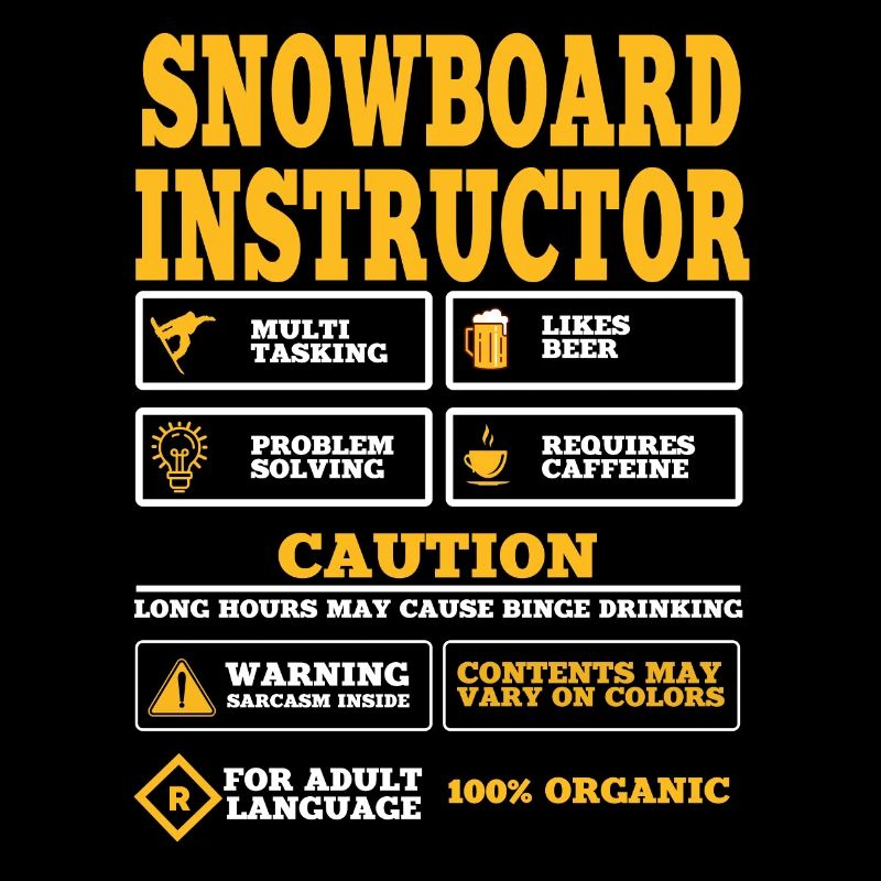 Funny Ski Instructor Saying Shirt