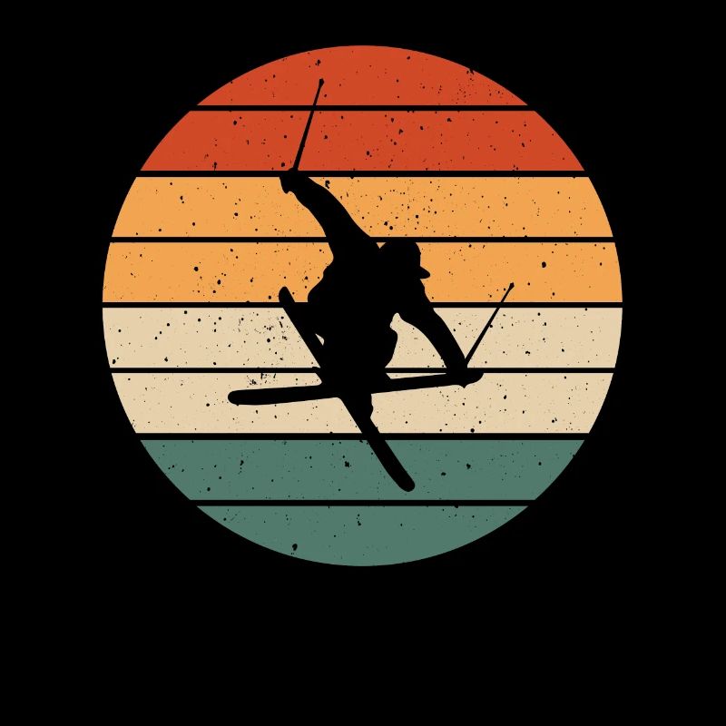 Ski Rétro Freestyle Design
