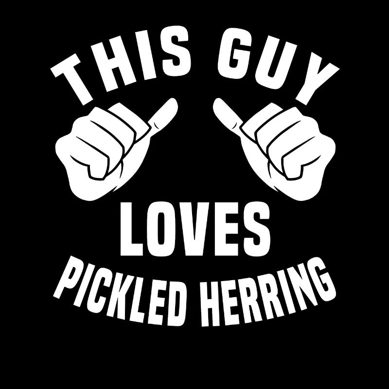 This guy loves pickled herring