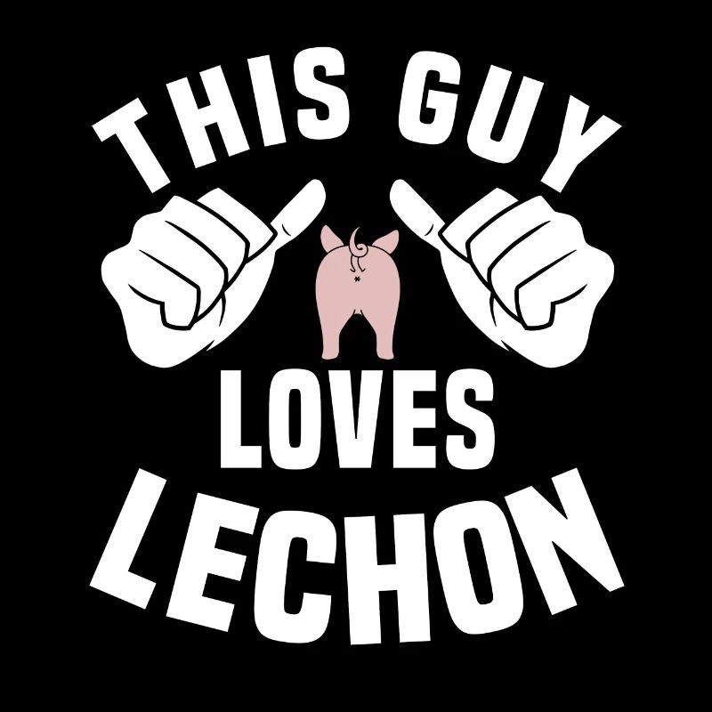 This guy loves lechon