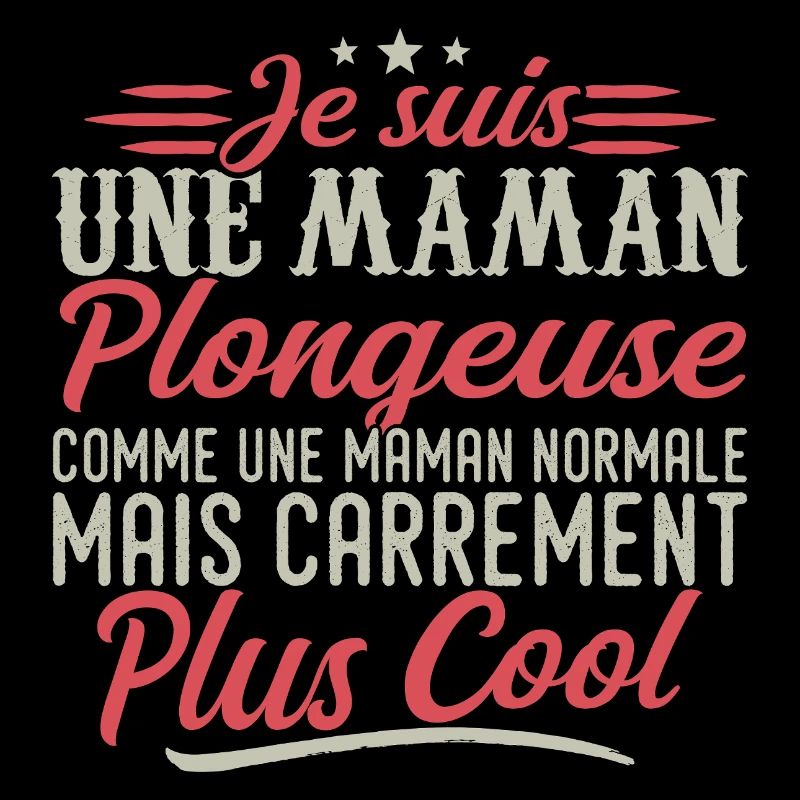 Ich bin eine tauchende Mutter, ausgesprochen cool