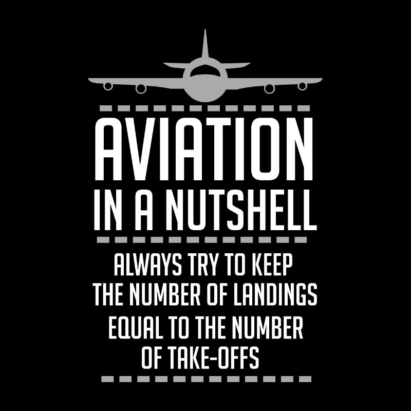 Aviation In A Nutshell Funny ATC Pilot Gift TShirt