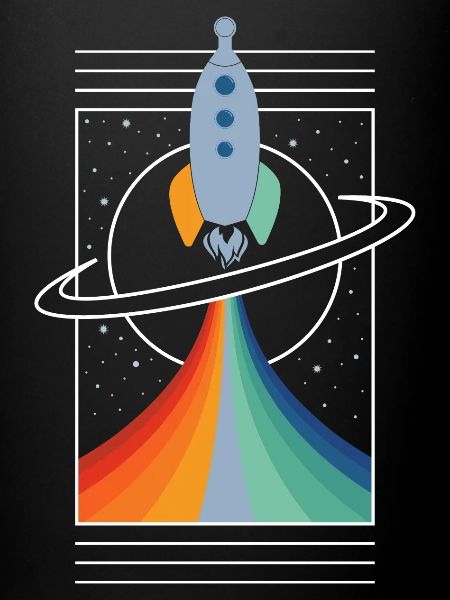 Rocket (colourful) 01