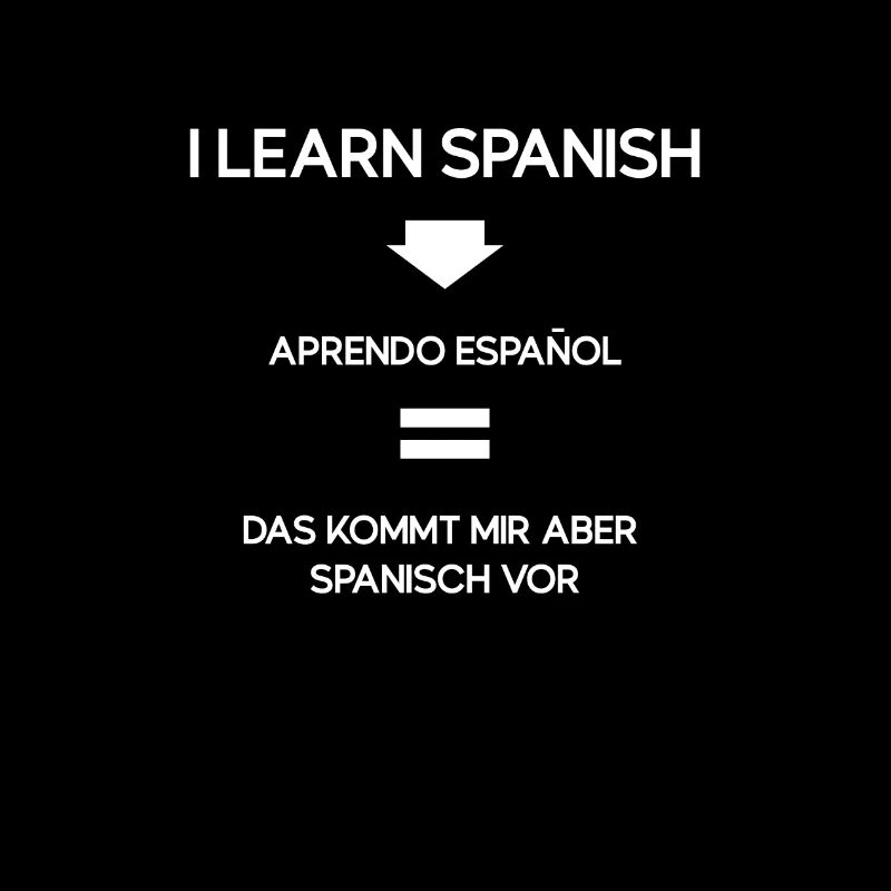 I learn spanish
