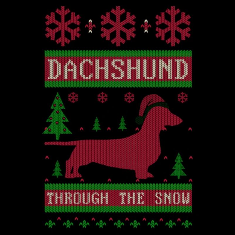 dachshund teckel de noël