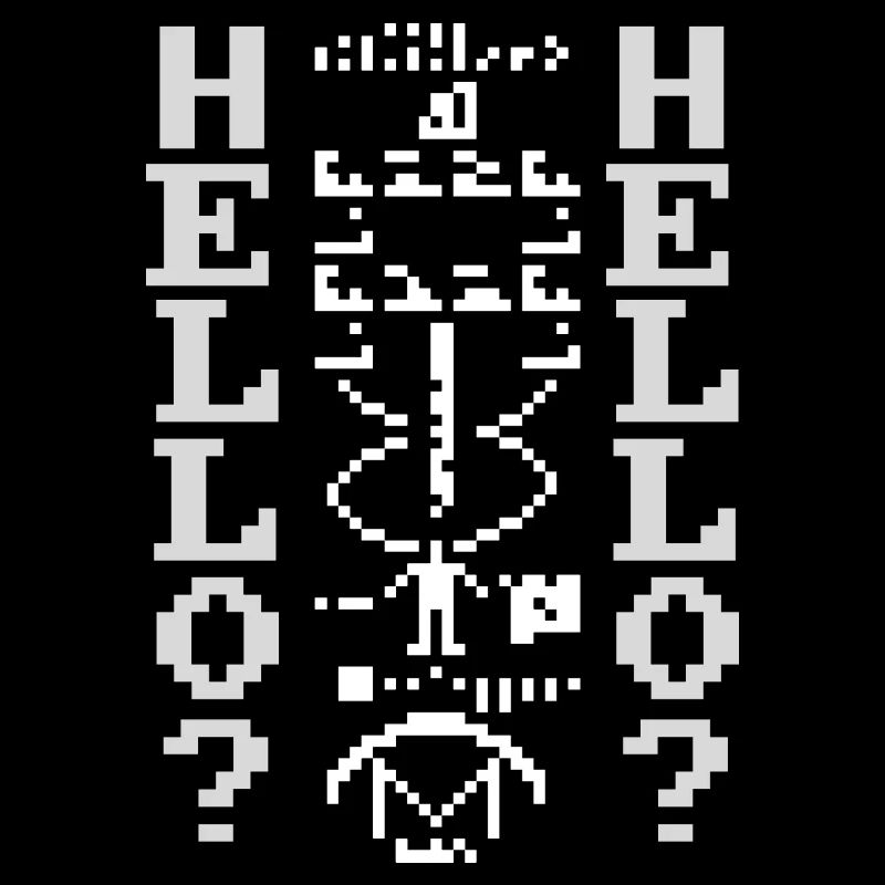 Message d’Arecibo, espace de message de radiofréquence