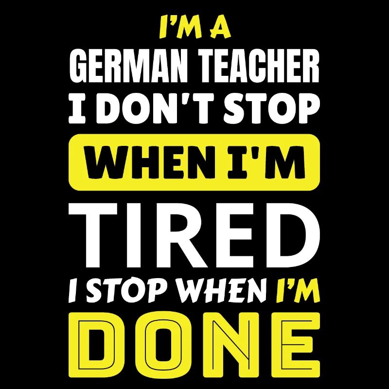 I’m A German Teacher - Je suis professeur allemand