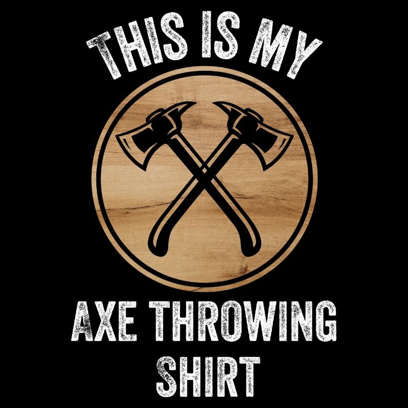 This is my axe throwing shirt Axt Werfer Shirt