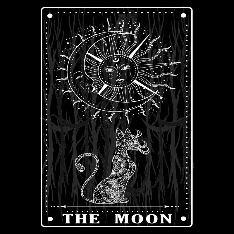 La Lune - Conception de cartes de tarot