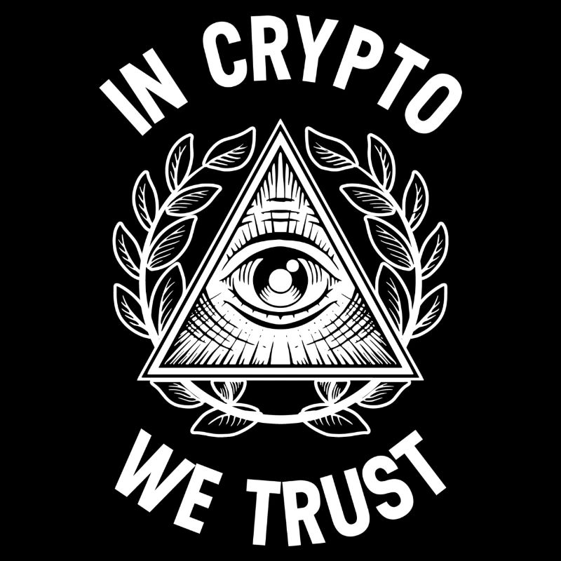 In Crypto we Trust - Bitcoin Merch Shirt