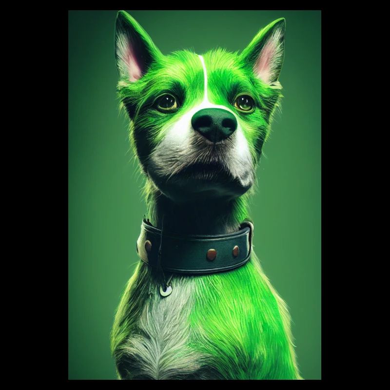 Chien Vert Punk