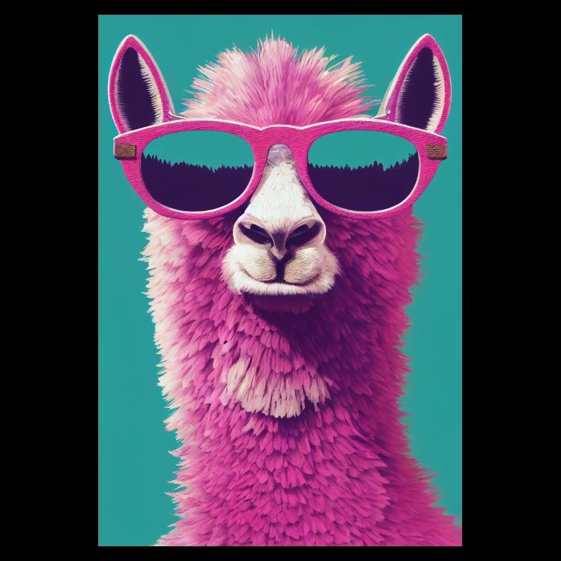 Lama Pink Brille