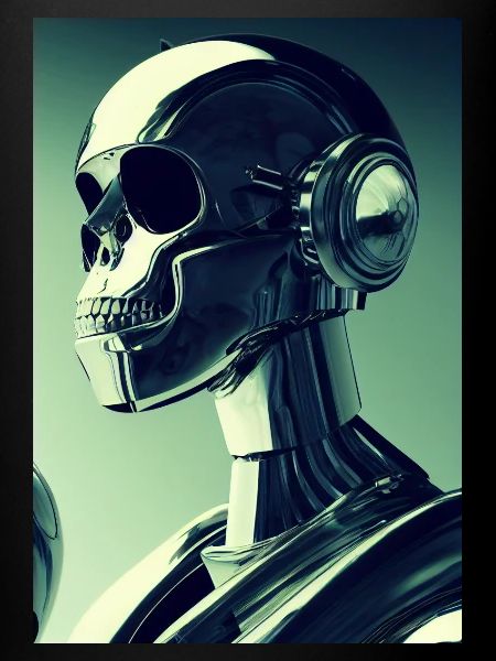 Robot Skull Punk