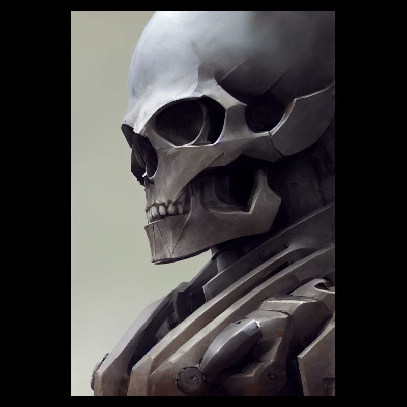 Crâne effrayant d’Halloween