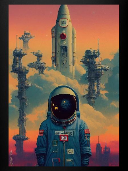 Astronaute Space Future Rocket