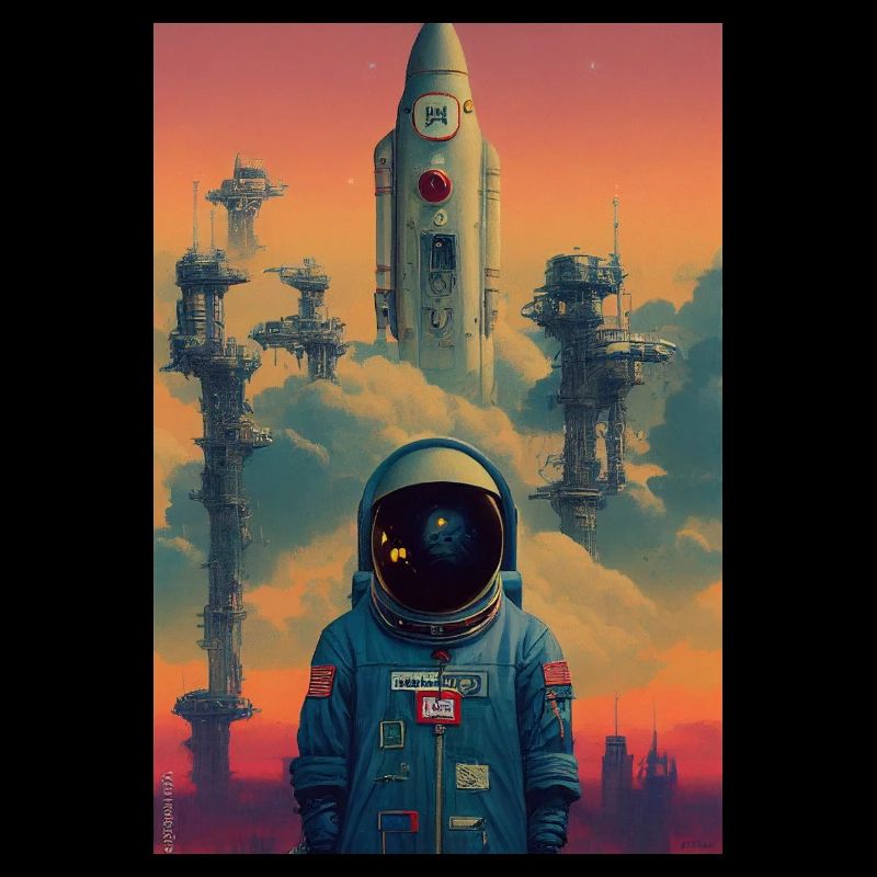 Astronaute Space Future Rocket