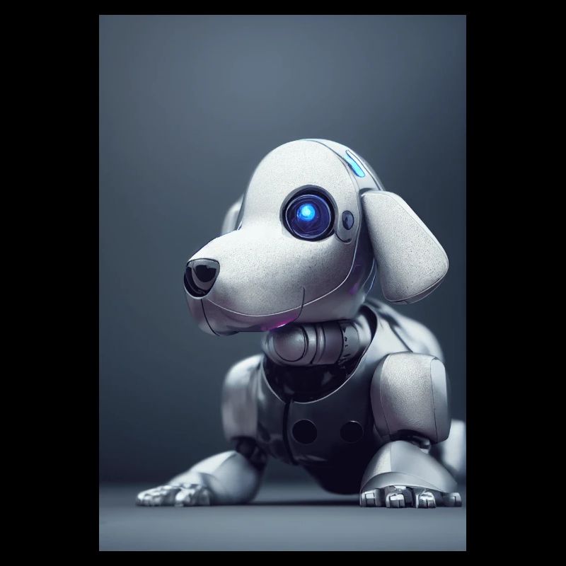 Chien robot mignon