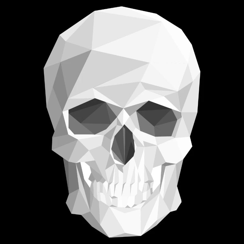 SKULL - LOW POLY