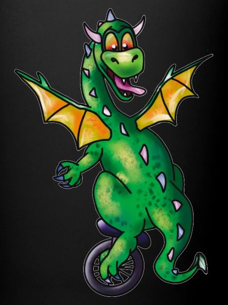 Dragon sur monocycle