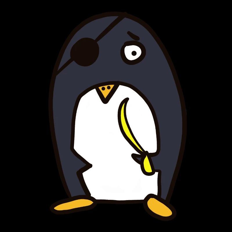 Pirate - drôle de pingouin