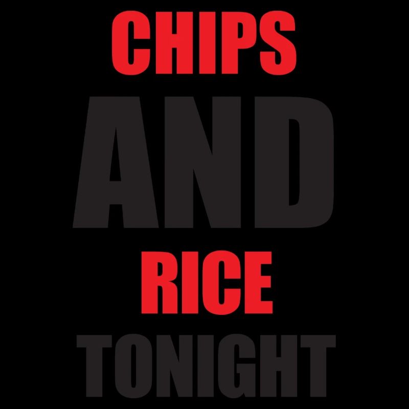Chips Rice black