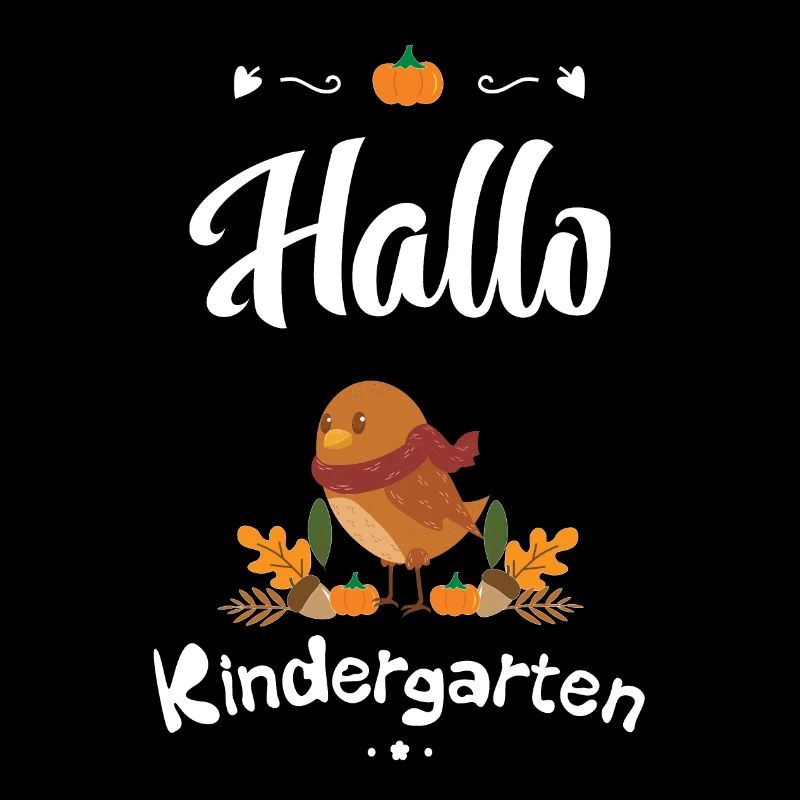 süßes Vogel Design mit Herbstmotiven