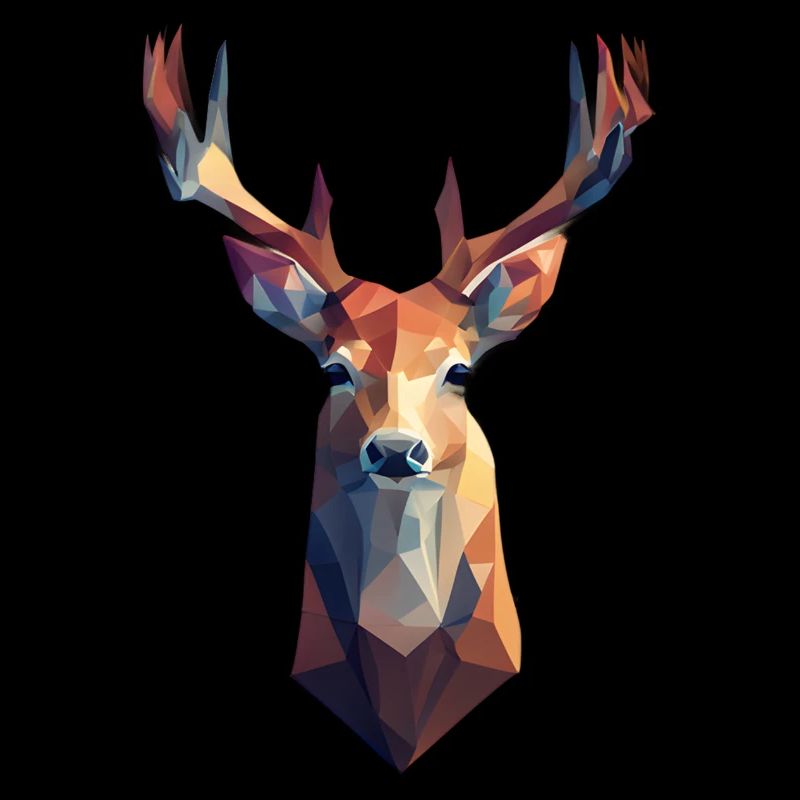 Deer - Polygon Art
