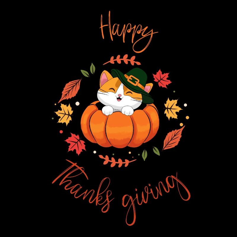 Chat à la citrouille, Thanksgiving
