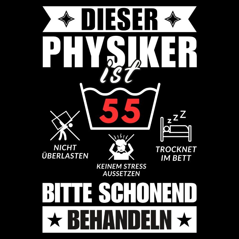 Dieser Physiker ist 55. Schonend behandeln