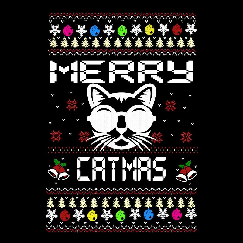 Weihnachten Design - Merry CATMAS