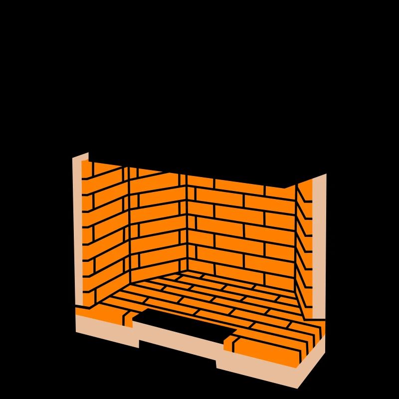 Prefabricated fireplace C1