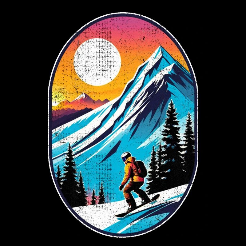 Snowboarding, snow and skiing