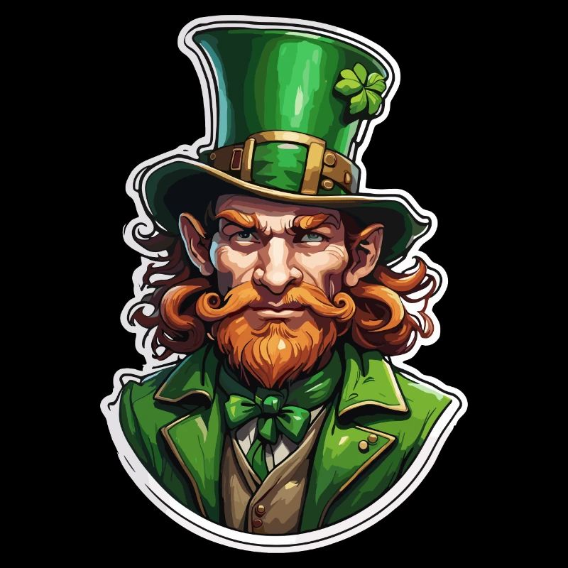 Leprechaun / Leprechaun / Vert / Gingembre / Irlande