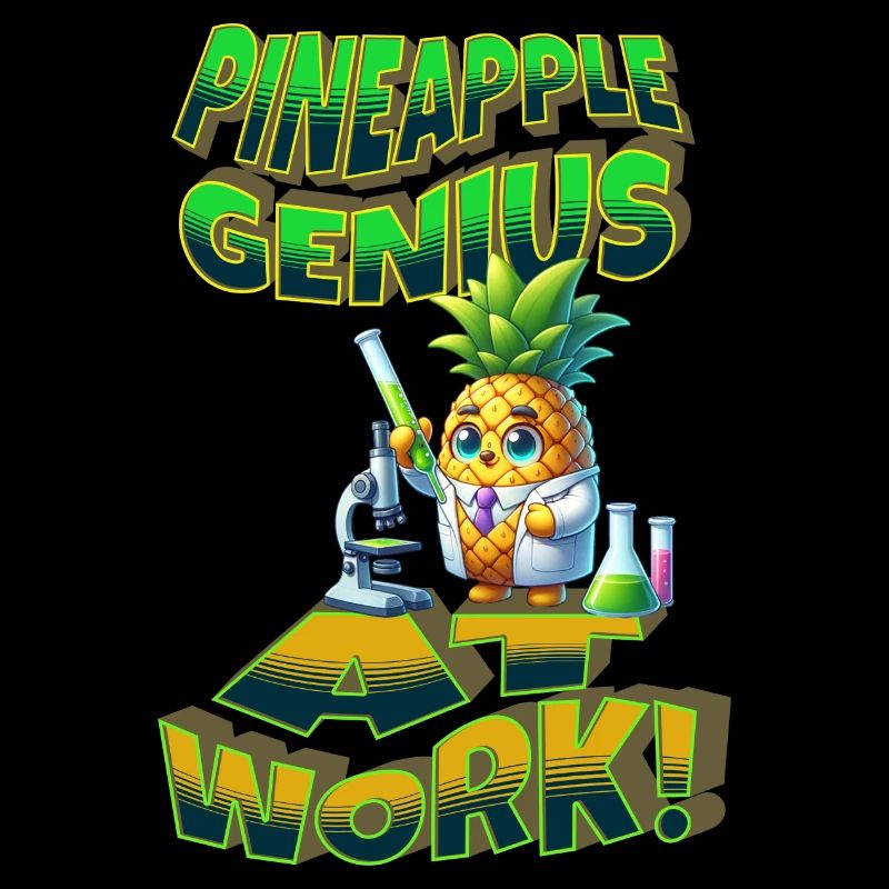Pineapple genius at work