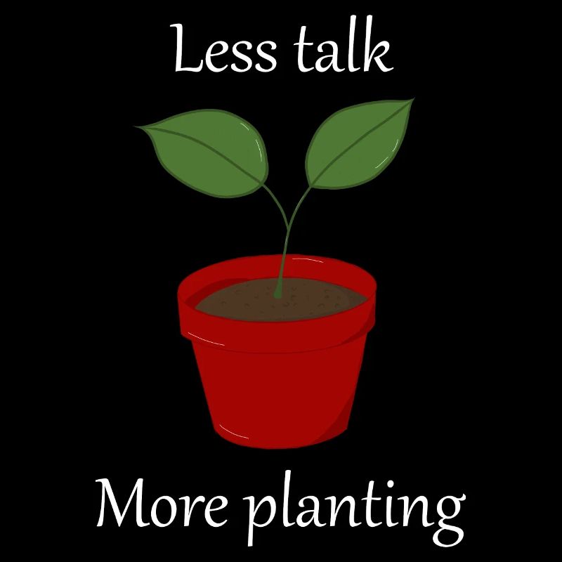 Moins de discours, plus de plantations