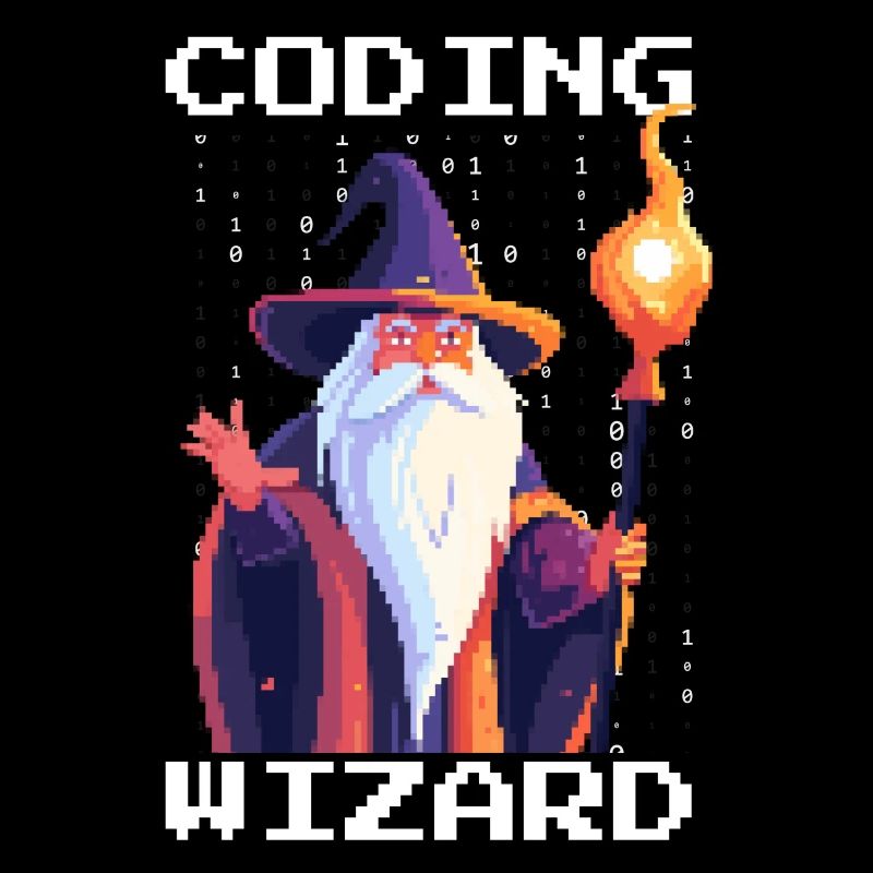 CODING WIZARD Coder Programmer Developer Humor