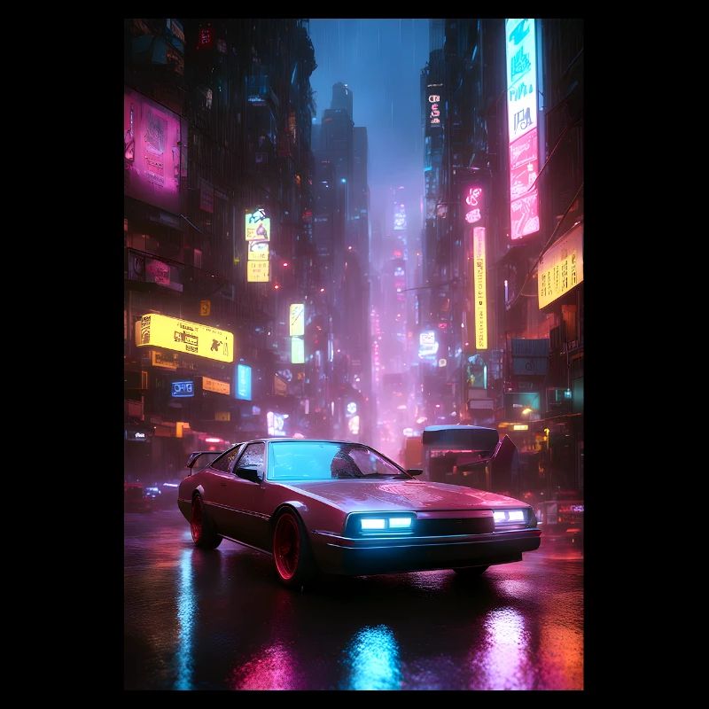 Cyberpunk Classic Car