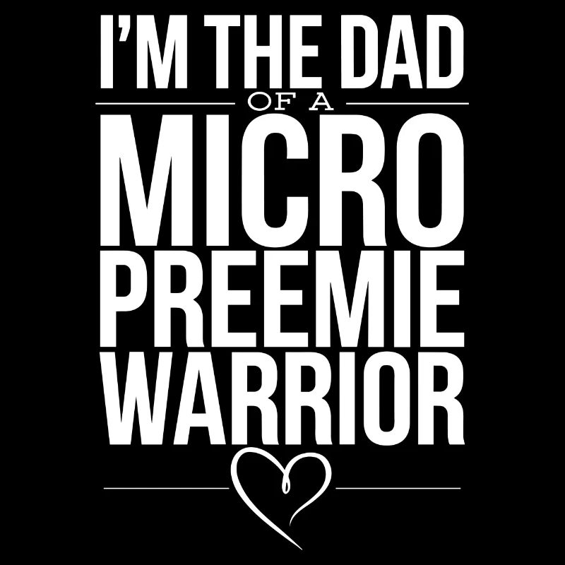 Stärke eines Frühchen-Papas