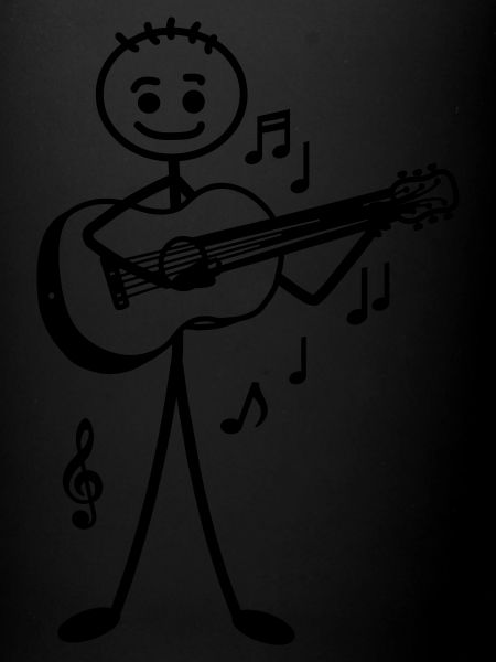 Guitar classical transparent