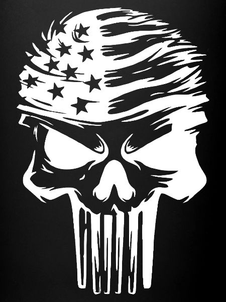 Star-Spangled Skull Graphic Design