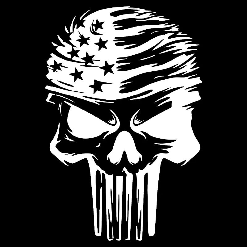 Conception graphique de crâne étoilé