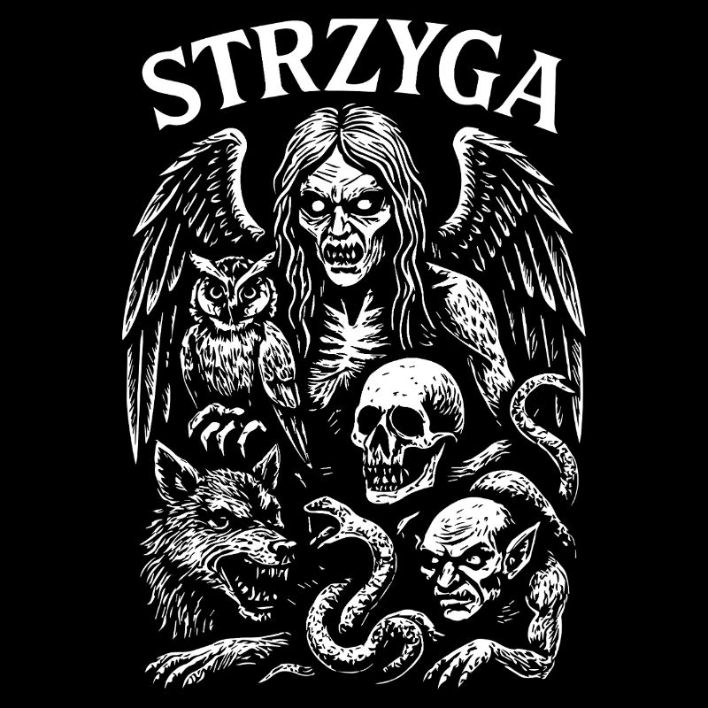 Dark Gothic Mythical Creature Design