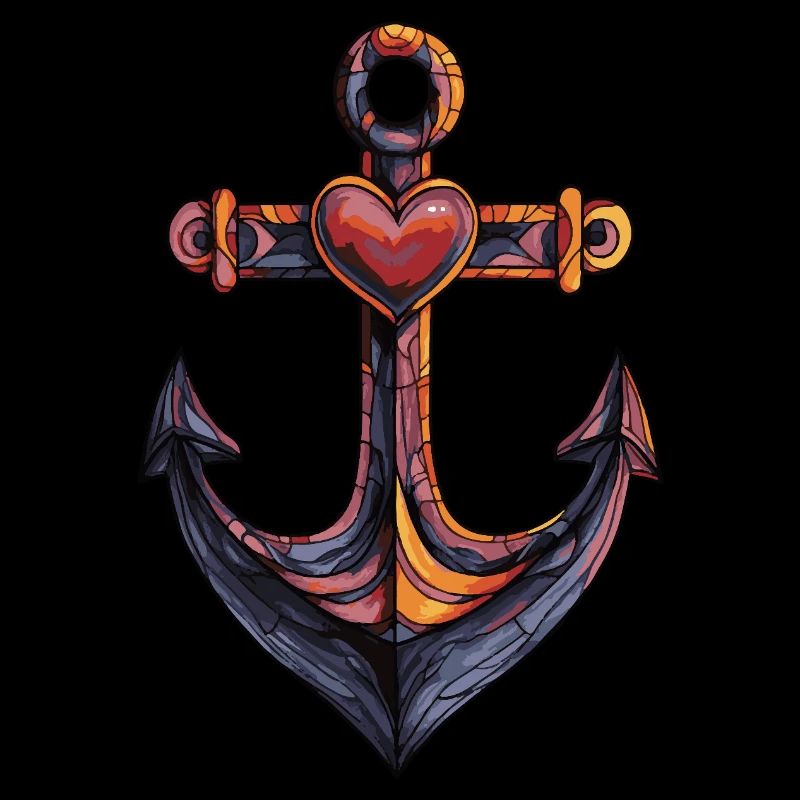 Ancre Symbole Coeur