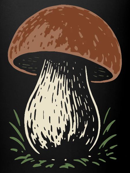 Cueilleur de cèpes - champignons - dicton