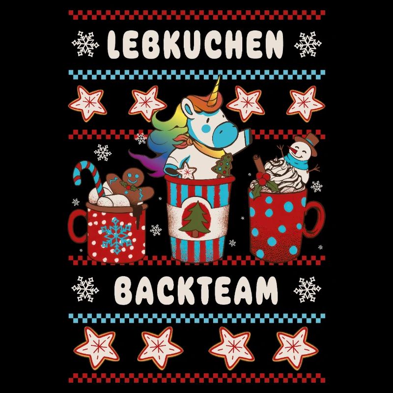 Gingerbread Baking Team - Christmas Baking - Unicorn