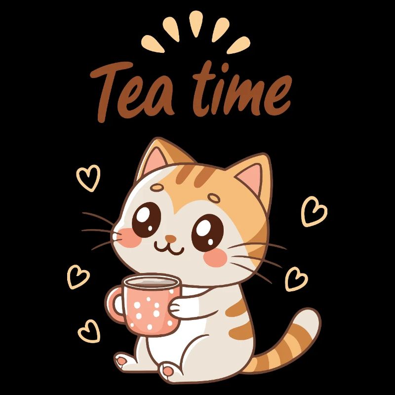 Mignon Chat Tea Time Douceur Cozy