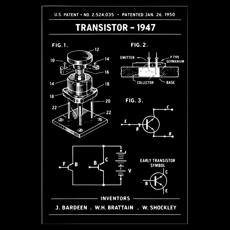 Transistorpatent-Bauplan