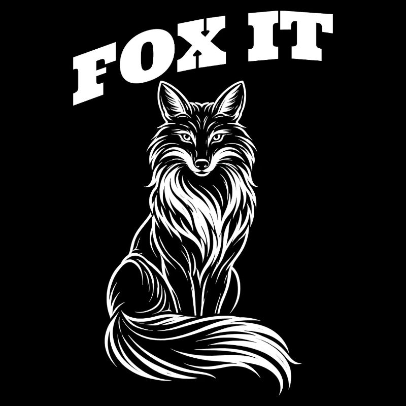 Fuchs-Silhouette - Fox it