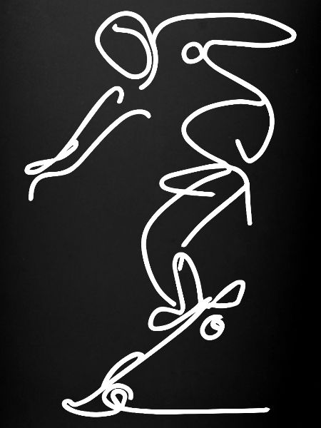 Dessin de skateur