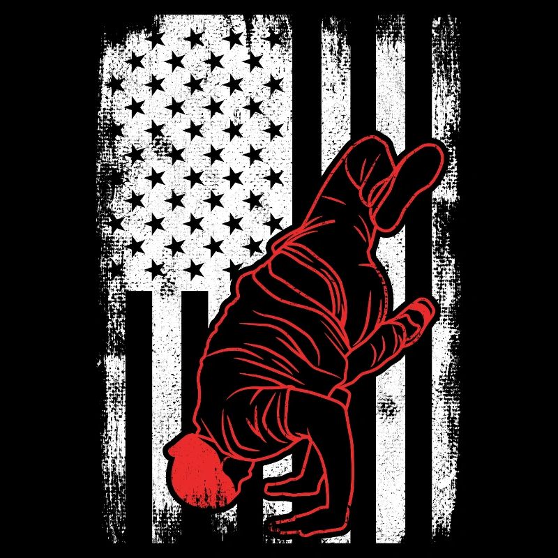 USA Flag Patriotic Break Dancer
